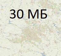 OSM-MAPY.cz Outdoor карта Донецка,Украина, ДНР в хорошем качестве