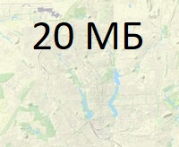 OSM Thunderforest Outdoors карта Донецка,Украина, ДНР в хорошем качестве