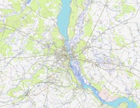 OpenTopoMap карта Киев, Украина в хорошем качестве